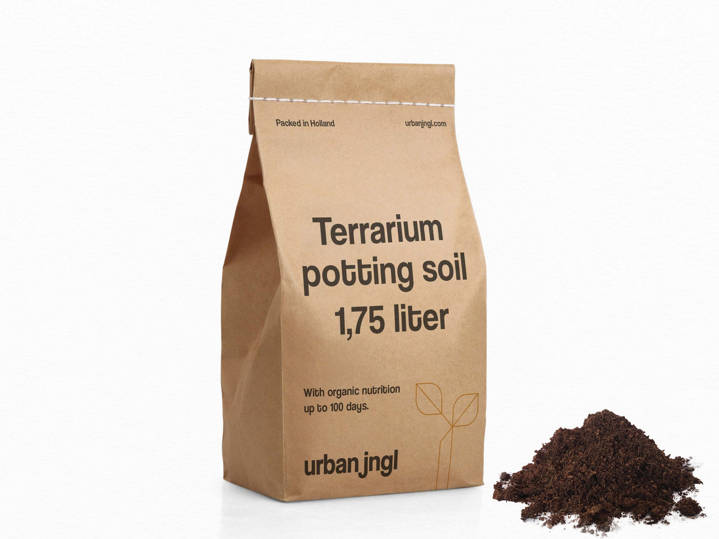 Terrarium Potting Soil - 1.75 Liters - With Organic Nutrition