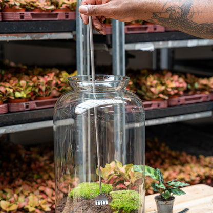 Terrarium Tool - Rake - 16-49 Cm - Telescopic - Stainless Steel