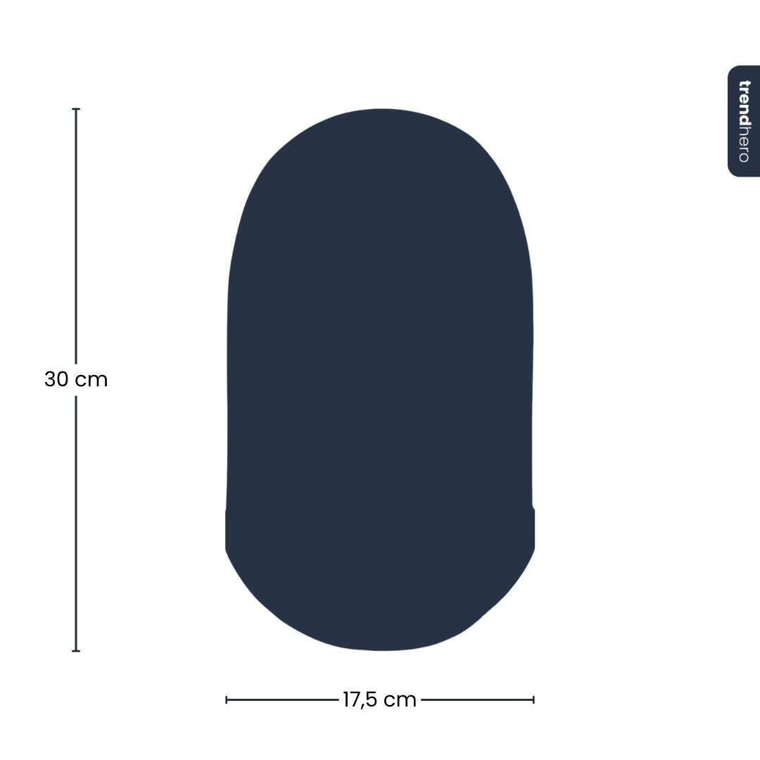 Terrarium Bottle ‘Egg Xl’ – Two-Part Glass Dome – Closed Terrarium Ø 17.5 Cm ↑ 30 Cm