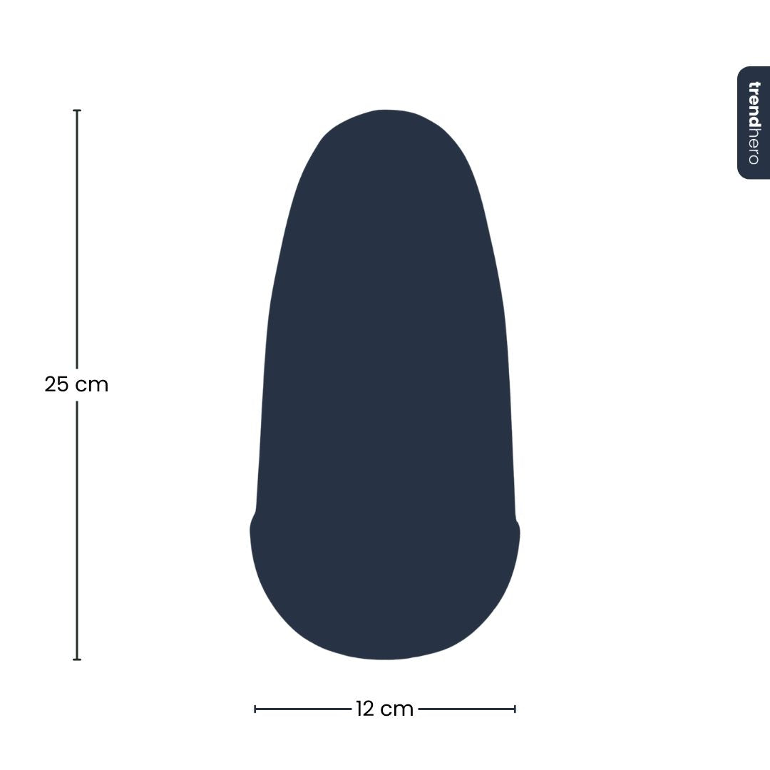 Terrarium Bottle ‘Egg’ – Two-Part Glass Dome – Closed Terrarium Ø 12 Cm ↑ 25 Cm