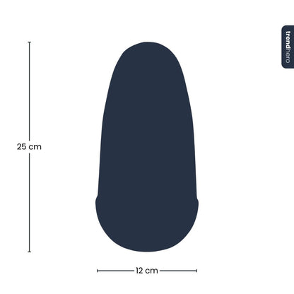 Terrarium Bottle ‘Egg’ – Two-Part Glass Dome – Closed Terrarium Ø 12 Cm ↑ 25 Cm