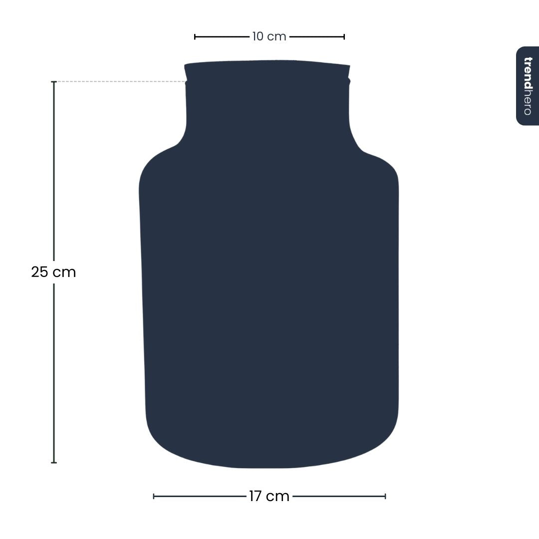 Frosty Christmas Terrarium - Bottle Garden Diy Kit - Ø 17 Cm ↑ 25 Cm