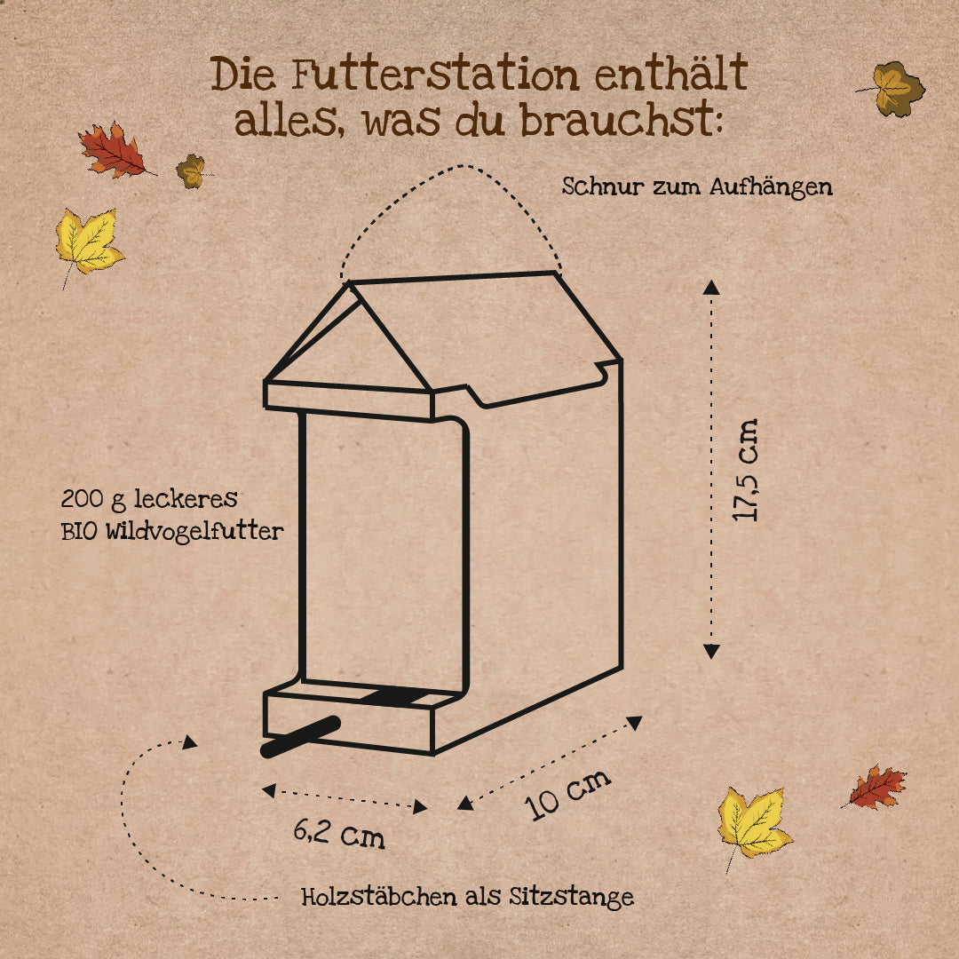 BIO-Freiluftbuffet für Vögel