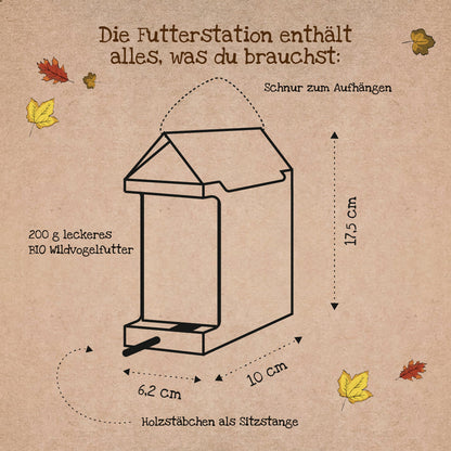 BIO-Freiluftbuffet für Vögel
